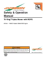 Jacobsen 67043 Safety & Operation Manual предпросмотр