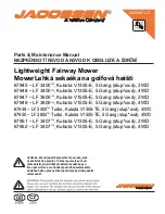 Предварительный просмотр 1 страницы Jacobsen 67945 - LF 3400 Parts & Maintenance Manual