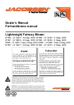 Предварительный просмотр 1 страницы Jacobsen 67945 Dealer'S Manual