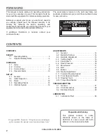 Предварительный просмотр 2 страницы Jacobsen 67958 - LF 3800 Dealer'S Manual