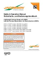 Jacobsen 67978 - LF 550 Safety & Operation Manual предпросмотр