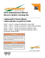 Jacobsen 67991 Maintenance Manual предпросмотр