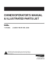 Jacobsen 73-70605A Owner/Operator'S Manual & Illustrated Parts List preview