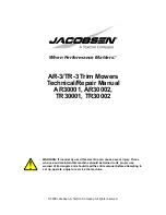 Предварительный просмотр 2 страницы Jacobsen AR3 Technical/Repair Manual