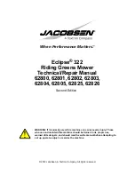 Предварительный просмотр 3 страницы Jacobsen Eclipse 322 62800 Technical/Repair Manual