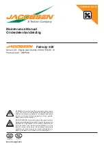 Предварительный просмотр 1 страницы Jacobsen Fairway 405 Series Maintenance Manual