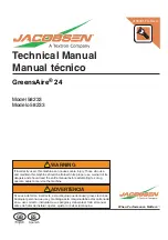 Jacobsen GreensAire 24 58233 Technical Manual preview