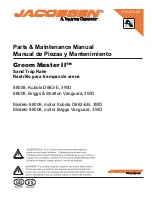 Jacobsen Groom Master II 88009 Parts & Maintenance Manual preview