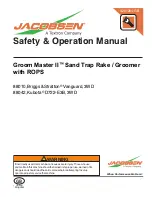 Jacobsen Groom Master II Safety & Operation Manual preview