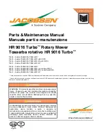 Jacobsen HR 9016 Turbo 70539 Parts & Maintenance Manual предпросмотр