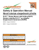 Jacobsen Kubota V2203-M Safety & Operation Manual предпросмотр