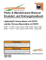 Jacobsen LF 4675 Maintenance Manual предпросмотр