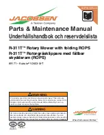 Jacobsen R-311T Parts & Maintenance Manual preview