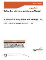 Preview for 1 page of Jacobsen R311T-T4F Safety, Operation And Maintenance Manual