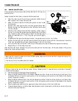 Предварительный просмотр 42 страницы Jacobsen Standing Zero Turn Rotary Mower ZT90023 Safety, Operation & Maintenance Manual