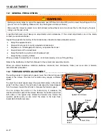 Предварительный просмотр 48 страницы Jacobsen Standing Zero Turn Rotary Mower ZT90023 Safety, Operation & Maintenance Manual