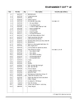 Предварительный просмотр 57 страницы Jacobsen tournament cut 22 Technical Manual