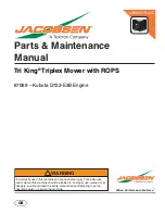 Jacobsen Tri King Service Manual предпросмотр