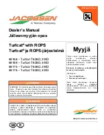 Preview for 1 page of Jacobsen Turfcaet Series Manual