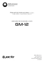 Предварительный просмотр 15 страницы Jacto GM-12 Operator'S Manual