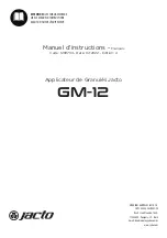 Предварительный просмотр 22 страницы Jacto GM-12 Operator'S Manual