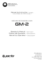 Jacto GM-2 Operator'S Manual preview