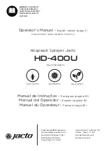 Jacto HD-400U Operator'S Manual предпросмотр