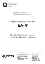 Jacto hh-5 Operator'S Manual предпросмотр