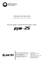 Preview for 40 page of Jacto pjm-25 Operator'S Manual