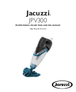 Jacuzzi 35100FL Operating Instructions Manual preview