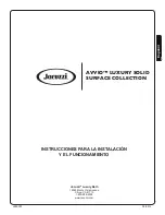 Preview for 9 page of Jacuzzi AVVIO Installation And Operation Instructions Manual