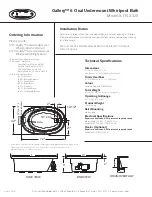 Предварительный просмотр 2 страницы Jacuzzi Bellavista 6 Specification Sheet