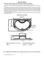 Preview for 4 page of Jacuzzi BY82000 Installation And Operating Instructions Manual