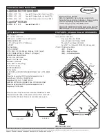 Jacuzzi CAP6060 WCR Specifications preview