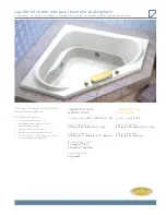 Jacuzzi CAPELLA 60 Specification Sheet preview