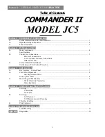 Preview for 6 page of Jacuzzi COMMANDER II JC5 Installation And Operation Manual