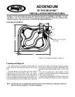 Jacuzzi DELFINO Addendum For Installation Instructions preview