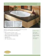 Jacuzzi Duetta 6642 Specification Sheet preview