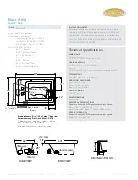 Preview for 2 page of Jacuzzi Elara 6042 Specification Sheet