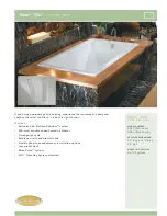 Предварительный просмотр 1 страницы Jacuzzi Elara 7242 Specification Sheet