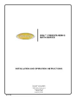 Preview for 1 page of Jacuzzi ERA 6636 Installation And Operation Instructions Manual