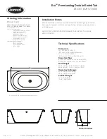 Preview for 2 page of Jacuzzi era EU95 Specification Sheet