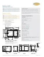 Предварительный просмотр 2 страницы Jacuzzi EU60 Specification Sheet