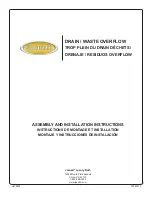 Preview for 1 page of Jacuzzi EV23829 Assembly And Installation Instructions Manual