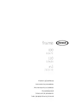 Jacuzzi frame 100 Instructions For Preinstallation preview