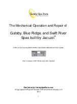 Jacuzzi Gatsby Mechanical Operation And Repair preview