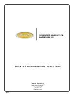 Preview for 1 page of Jacuzzi HE97000 Installation And Operation Instructions Manual