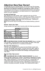 Preview for 2 page of Jacuzzi J-145 Owner'S Manual