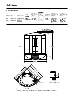 Предварительный просмотр 4 страницы Jacuzzi J-ALLURE J-ALLURELuxury Bathing and Entertainment... Installation And Operation Instructions Manual