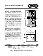 Предварительный просмотр 4 страницы Jacuzzi J-DREAM II Owner'S Manual